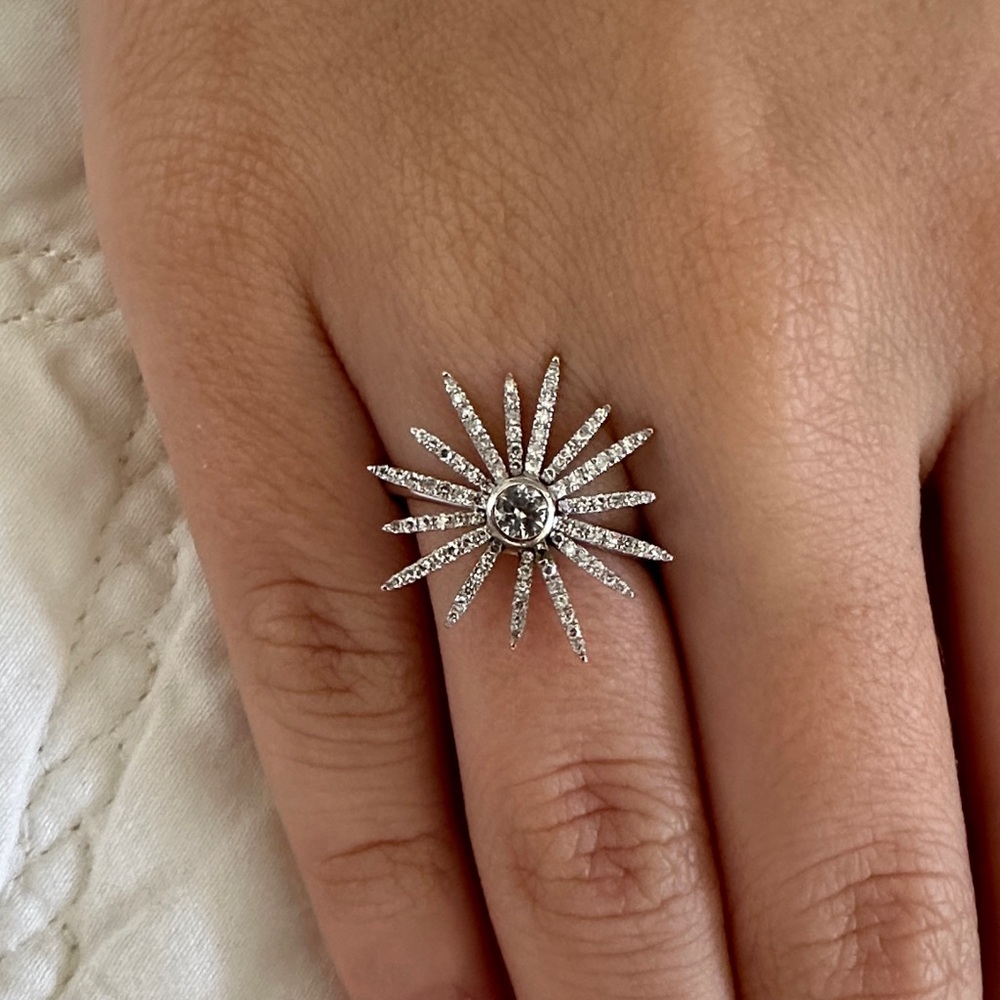 EFFY 14k Diamonds white solid gold  Ring